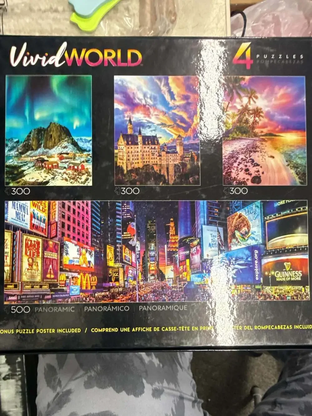 Buffalo Games Vivid World 4-in-1 Multipack Jigsaw Puzzle Set